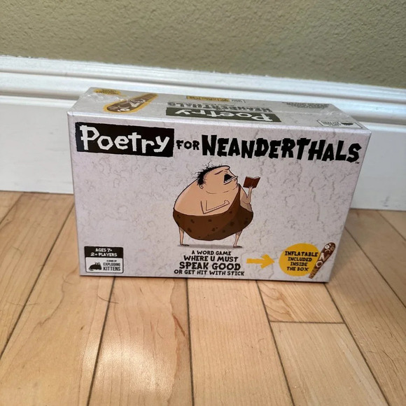 NIB Poetry for Neanderthals by Exploding Kittens Family Card Game - Picture 3 of 5